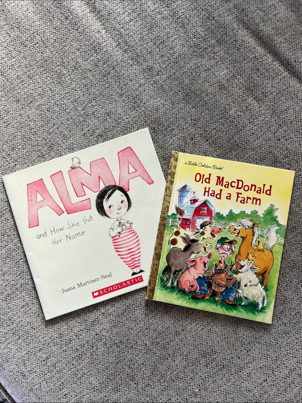 Alma & Old MacDonald Little Golden Books